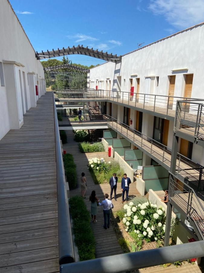 Les Terrasses D'Aix - Studio Avec Grande Terrasse Privee Éguilles Esterno foto