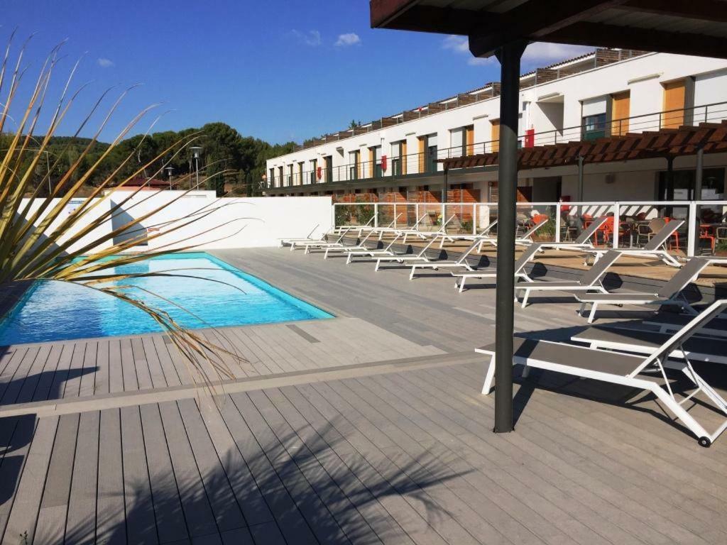 Les Terrasses D'Aix - Studio Avec Grande Terrasse Privee Éguilles Esterno foto